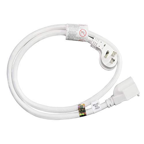 UL Listed 15A 14 AWG FIRMERST 1875W Flat Plug Extension Cord Black 2 feet UL Listed 15A 14 AWG FIRMERST 1875W Flat Plug Extension Cord Black 2 feet